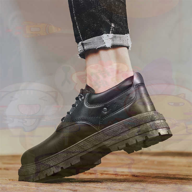 Outdoor Sport News - Zapatillas deportivas de cuero Natural oscuro