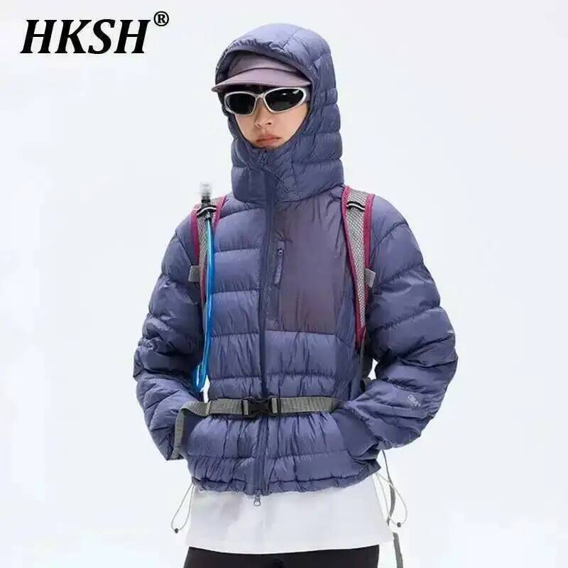 Outdoor Sport Waterproof Jacket - HKSH-Chaqueta con capucha y contraste de