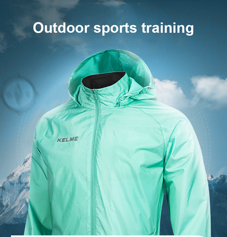 KELME-chaqueta impermeable par - Outdoor Sport Coat reseña y precio