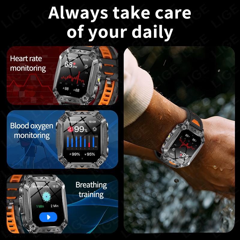 Reloj Inteligente LIGE para Ho - Outdoor Sport Day reseña y precio