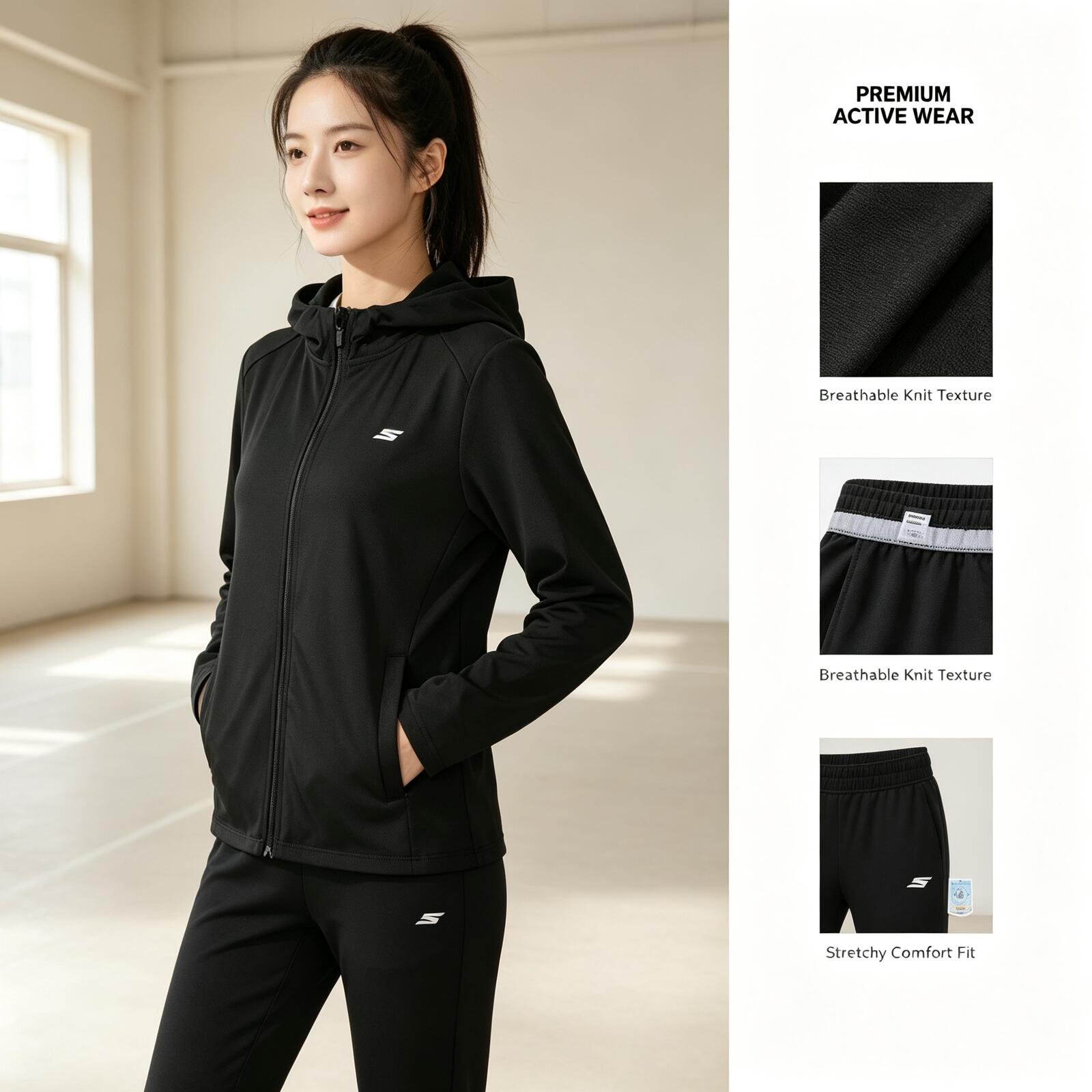 SKECHERS Chaqueta con capucha  - Outdoor Sport Coat reseña y precio